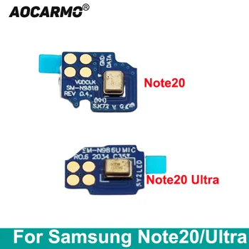 Aocarmo skirta Samsung Galaxy Note 20 Ultra Note20U N986U / D / N / 0 / B / BF / F Viršutinio mikrofono mikrofono plokštė Flex kabelio keitimo dalis