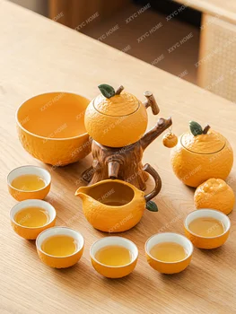 Apelsinų arbatos rinkinys Kostiumas Pilnas rinkinys Arbatinukas Arbatos gaminimo rinkiniai Miela namų ruošos dovana