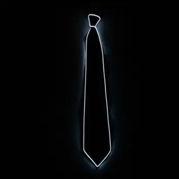 Atsitiktinis scenos rekvizitas Vienodi verslo kostiumai moterims Vakarėlis vyrams Dovana Šviečiantis kaklaraištis LED kaklaraištis Kaklaraištis Švytintis kaklaraištis