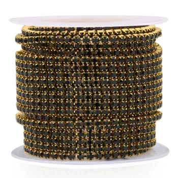 Auksinė nerūdijančio plieno deimantinė grandinėlė papuošalų gamybai Aksesuarai Gręžimo nagų grandinėlės 