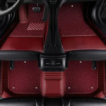 Aukšta kokybė! Individualūs specialūs automobilių grindų kilimėliai Jeep Wrangler 4xe Hybrid 2024-2020 4 durų patvarūs neslystantys dvisluoksniai kilimai