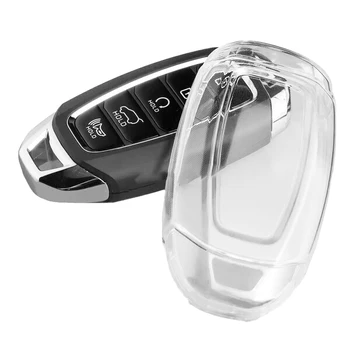 Aukštos kokybės praktiška naudoti aukštos kokybės skaidrų skaidrų TPU raktų pakabuko dėklą, skirtą Hyundai Elantra GT i30