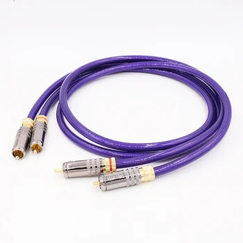 Aukštos kokybės VDH sujungia kabelį su garsu 0150 RCA kištukų kabelių pora