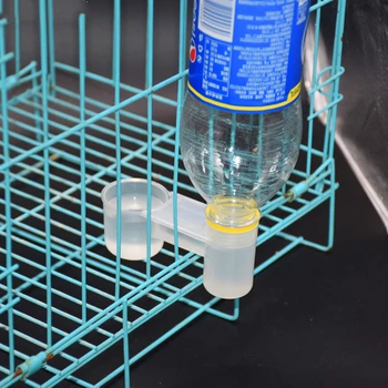 Automatinis balandžių gėrimo dubuo Nešiojamas plastikinis skaidrus vandens butelis Paukščių tiektuvas Naminių paukščių balandžių vandens priedai