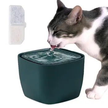 Automatinis vandens dozatorius katėms Šunų vandens dozatorius 2.5L Smart LED šviesos dizainas Itin tylus naminių gyvūnėlių vandens fontanas katėms