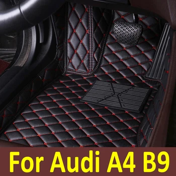 Automobiliniai grindų kilimėliai Audi A4 B9 2017 2018 2019 2020 2021 Custom Auto Foot Pads Automobilių kilimų dangčio salono aksesuarai