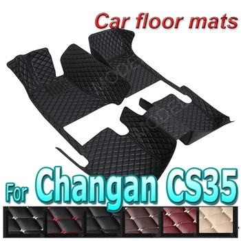 Automobiliniai grindų kilimėliai Changan CS35 CS 35 Plus 2023 2022 2021 2020 2019 2018 Neperšlampami kilimai Kilimėliai Auto Foot Pad Automobilio dangtis