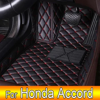 Automobiliniai grindų kilimėliai Honda Accord(10th GEN. Non-hybrid)2018-2021 2019 Custom Auto Foot Pads Automobile Carpet Cover priedai