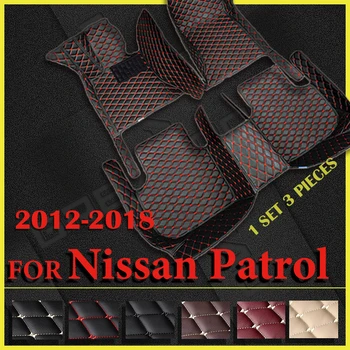 Automobiliniai grindų kilimėliai Nissan Patrol 2012 2013 2014 2015 2016 2017 2018 Custom Auto Foot Pads Kiliminės dangos salono aksesuarai