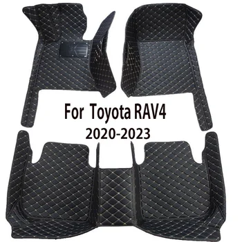 Automobiliniai grindų kilimėliai Toyota RAV4 Hybrid 2020 2021 2022 2023 Custom Auto Foot Pads Automobilių kilimų dangčio interjero aksesuarai