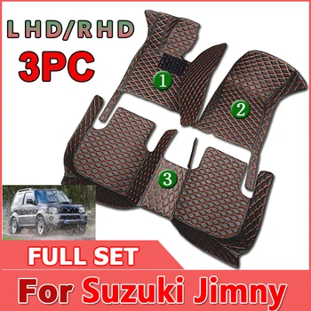 Automobiliniai kilimėliai Suzuki Jimny JB23 JB33 JB43 JB53 1999~2018 Neperšlampami automobilių grindų kilimėliai Automobilių pėdų kilimėlis Tapete Para automobilių aksesuarai