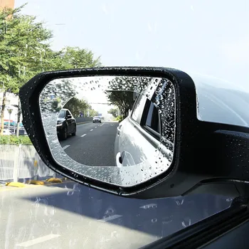 Automobilio galinio vaizdo veidrodėlis Plėvelės šoninis langas Lietui atsparus skaidrus plėvelės lipdukas Mitsubishi lancer outlander ASX pajero 2 Canter Carisma