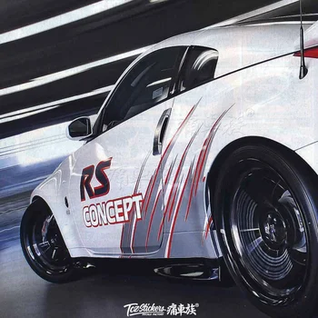 Automobilio lipdukai Nissan 350Z 370Z kėbulo išorės modifikacija modifikuota asmenybė mada sportiniai lipdukai