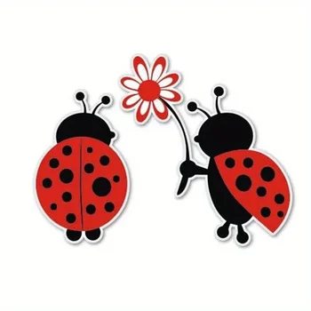 Automobilio maskavimo ženklų lipdukas Vinilas Adorable Ladybug Love Car - puikiai tinka automobiliams, sunkvežimiams, motociklams ir dar daugiau! Automobilių maskavimo ženklai prilimpa