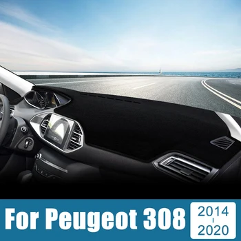 Automobilio prietaisų skydelio kilimėlis Peugeot 308 308SW T9 308GTI 2014 2015 2016 2017 2018 2019 2020 Prietaisų stalas 