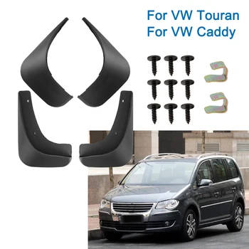 Automobilio stiliaus purvo sklendės 4vnt/komplektas VW Touran Caddy purslų apsaugai Priekiniai galiniai purvasaugiai Sparnai Automobilių priedai