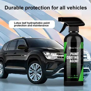 Automobilių dengimo agentas ilgalaikis automobilių dažų kristalų vaškas skystas automobilių nano dažų apsaugos agentas automobilių kėbulo dažų poliravimo skystis
