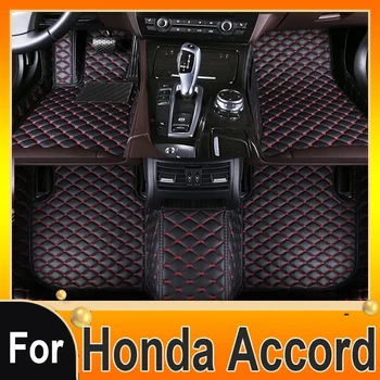 Automobilių grindų kilimėliai Honda Accord(10th GEN. Non-hybrid)2018-2021 2019 Custom Auto Foot Pads Automobile Carpet Cover priedai