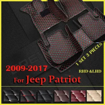 Automobilių grindų kilimėliai Jeep Patriot 2009 2010 2011 2012 2013 2014 2015 2016 2017 Custom auto foot Pads automobilio kiliminė danga