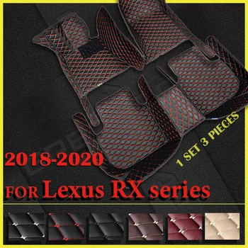 Automobilių grindų kilimėliai Lexus RX serijai Septynios sėdynės 2018 2019 2020 Custom Auto Foot Pads Automobilių kilimų dangtis Salono aksesuaras
