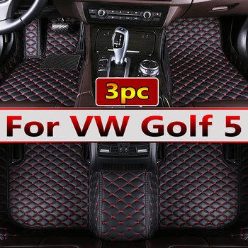 Automobilių grindų kilimėliai Volkswagen vw Golf 5 MK5 2008 2007 2006 2005 2004 Kilimai Kojų pagalvėlės Priedai Vidaus kilimėliai Keitimas