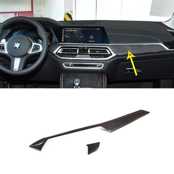Automobilių priedai Skirta BMW X5 G05 2019 2020 X6 2020 100% Tikras anglies pluoštas Car Center konsolės apdailos skydelis Vidaus automobilių prekės