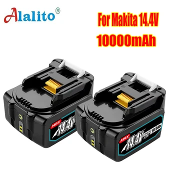 BL1460 14.4V 10000 mAh Ličio jonų baterijos keitimas Makita BL1430 BL1440 LXT200 BDF340 TD131D su LED elektrinių įrankių baterijomis