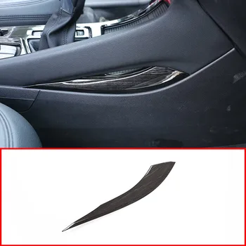 Black Wood Grain For BMW X1 F48 2016-2019 For BMW X2 F47 2018 2019 ABS Plastic Center Console Decoration Strip Finish