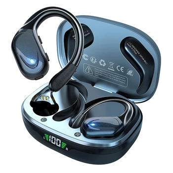 Bluetooth 5.3 Ausinės Tikros belaidės ausinės su mikrofono mygtuko valdymu Triukšmo mažinimas Ausinės Neperšlampamos ausinės sportui