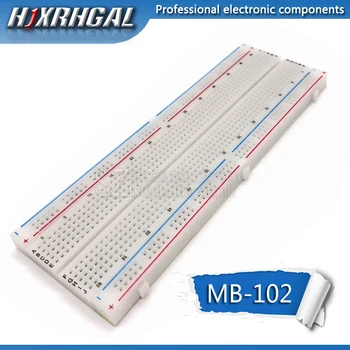 Breadboard 830 Point Solderless PCB Bread Board MB-102 MB102 Test Develop Pasidaryk pats hjxrhgal