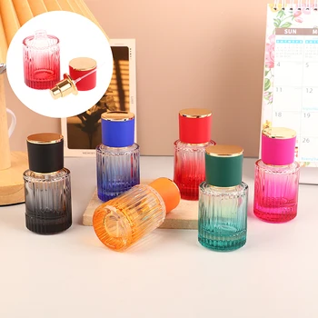 Bulk Perfume Empty Bottle Travel 30ML Color Glass Spray Bottle Daugkartinio užpildymo kosmetikos konteinerio purkštuvas