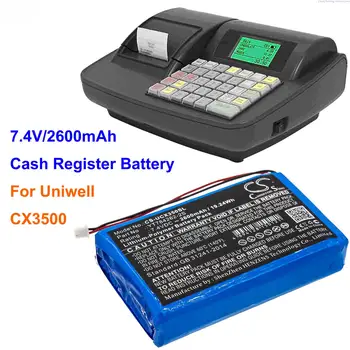 Cameron Sino 2600mAh kasos aparato baterija YT784262-2S skirta Uniwell CX3500