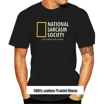 Camiseta de la Sociedad Nacional de sarcasmo para adultos y niños, S-3XL de colores brezo, S6-8-XL18-20