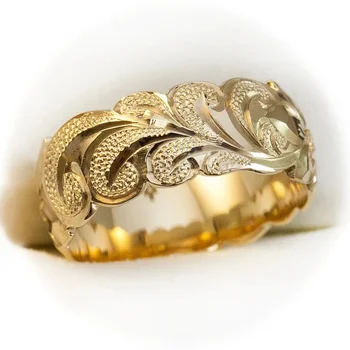 CAOSHI Mada Žemo rakto piršto žiedas Metalo aukso spalvos papuošalai sužadėtuvių ceremonijai Vakarėlis Universalūs aksesuarai vestuvėms
