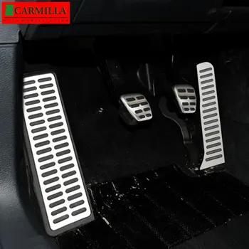 Carmilla automobilio pedalai Volkswagen VW Vento Sagitar LHD 2005 - 2010 Dujinių stabdžių atramos pedalo apsaugos dangtelis
