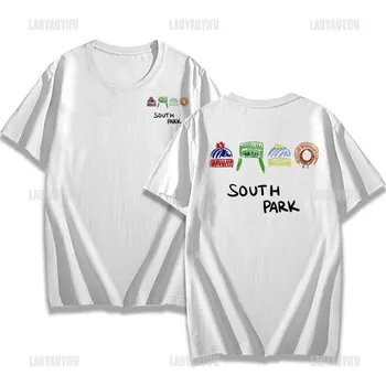 Cartoon S-South Park Anime Men Summer Vintage Humor T Shirt Funny Printed This Cityneeds A Hero Tshirt Women Cute Comics Clothes