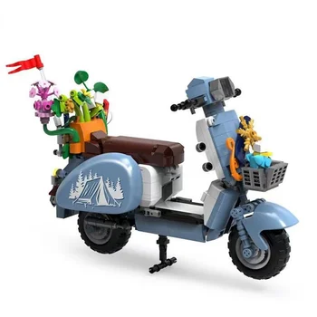 Creative Assembly Žaislas vaikams Mielas elektrinis motociklas Stalinės dekoracijos 3D modelis 