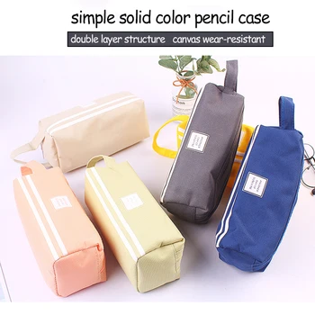 Creative Pencil Case Portable Students Double Layer Pen Bags Storage Box Kid Large Talpa Organizer School Practical Supplies