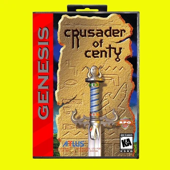 Crusader Of Centy MD žaidimo kortelės 16 bitų JAV dangtelis Sega Megadrive Genesis vaizdo žaidimų konsolės kasetei