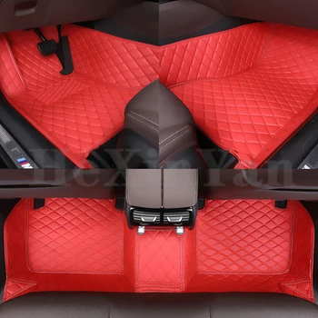 Custom Car Floor Mat for BeiJing EU5 PLUS 2021 auto Kilimas Kilimas Pėsčiųjų tiltas Automobiliai Automobilių aksesuarai Stilius interjero dalys