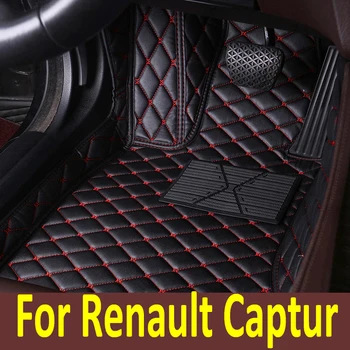 Custom Car grindų kilimėliai Renault Captur 2014 2015 2016 2017 auto foot Pads auto carpet cover