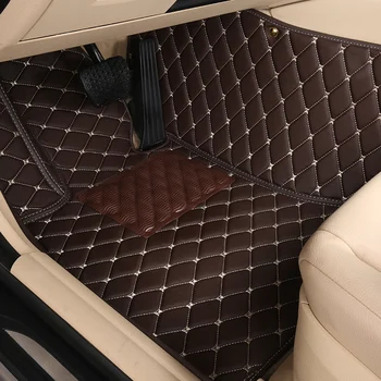Custom Leather Car Floor Mat 100% skirta 