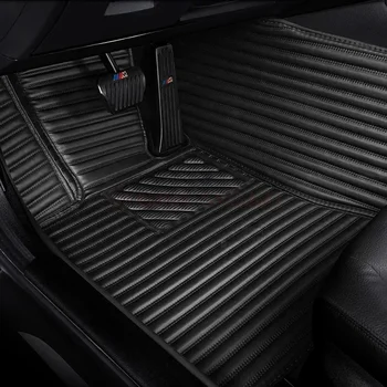 Custom Luxury Stripes 5D automobilių grindų kilimėlis Hyundai Tucson 2019-2023 Creta ix25 2020-2023 Interjero aksesuarai Kilimas