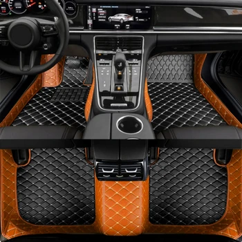 Custom Splicing Colors Automobilių grindų kilimėliai Land Rover Range Rover Evoque 4 durims 2012-2015 metai Interjero detalės Automobilių aksesuarai