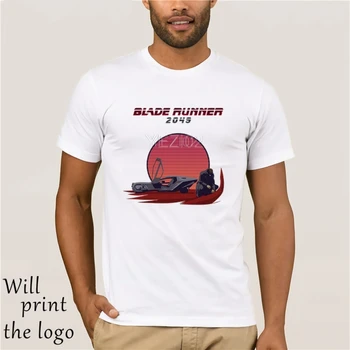 Da Uomo In puro Cotone Blade Runner 2049 marškinėliai Moda Stile Movie marškinėliai A Manica Corta