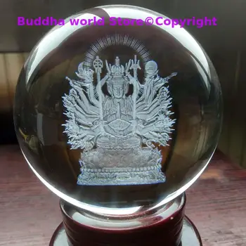daoizmas Budizmo geomantinis meistras talismanas HOME įmonės parduotuvė Tūkstantis rankų Guan yin buda Krištolo rutulys FENG SHUI
