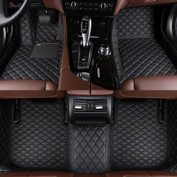Dirbtinės odos individualūs automobilių grindų kilimėliai BMW X1 F48 2015-2022 metai Interjero detalės Automobilių aksesuarai Kilimas