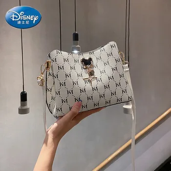 Disney Mickey New Fashion Ladies rankinė Aukštos kokybės didelės talpos laiškas Prabangus aukščiausios klasės ponios vieno peties pasiuntinio krepšys