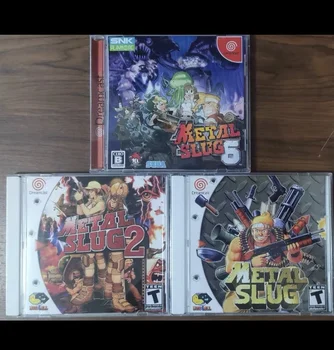 Dreamcast Metal Slug serija Kopijuoti žaidimo disko repliką Atrakinti DC žaidimų konsolę Retro vaizdo žaidimų tiesioginio skaitymo žaidimas