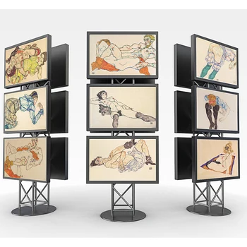 Drobės spausdinimo tapyba Sienų meno paveikslas Egon Schiele kūno spalvų apibrėžimo eskizas Namų dekoravimas Šiaurės šalių plakatas svetainei